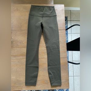 Green lululemon leggings